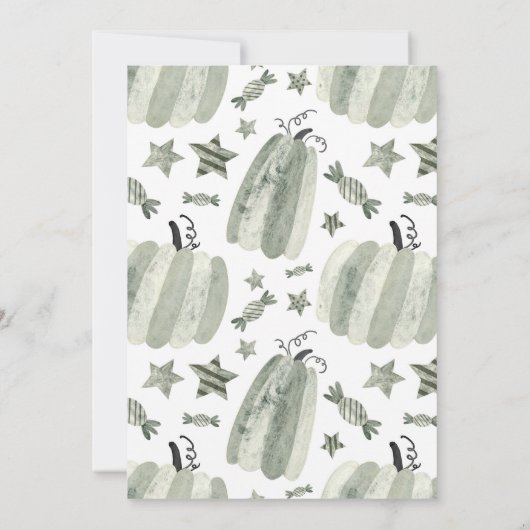 Schattigee Pot Trick or treat Halloween Party Kaart (Achterkant)