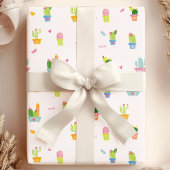 Schattigee potcactussen & woestijn Plant Cadeaupapier
