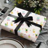 Schattigee potcactussen & woestijn Plant Cadeaupapier