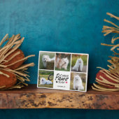 Schattigee poten ooit Moderne Schattigee Pet Dog F Fotoplaat (Zijkant)