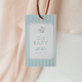 Schattigee Preppy Baby kinderwagen Baby shower Cadeaulabel