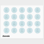 Schattigee Preppy Baby kinderwagen Baby shower Ronde Sticker (Vel)