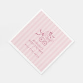 Schattigee Preppy Baby kinderwagen Baby shower Servet (Hoek)