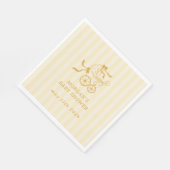 Schattigee Preppy Baby kinderwagen Baby shower Servet (Hoek)