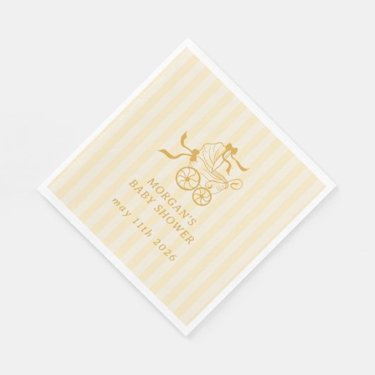 Schattigee Preppy Baby kinderwagen Baby shower Servet (Hoek)