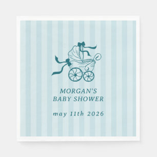 Schattigee Preppy Baby kinderwagen Baby shower Servet