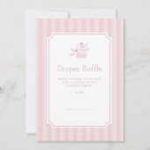 Schattigee Preppy Baby wandelwagen Luierluier Raff Bedankkaart (Voorkant)