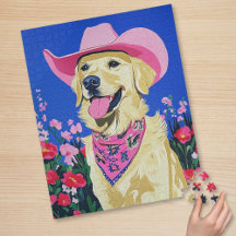 Schattigee preppy hondenpuzzel