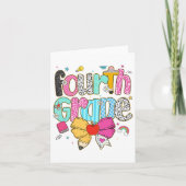 Schattigee Preppy Vierde klas leraar Leopard Coque Kaart (Voorkant)