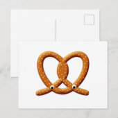 Schattigee Pretzel Tekening Prints Briefkaart (Voorkant / Achterkant)