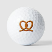 Schattigee Pretzel Tekening Prints Golfballen (Voorkant)