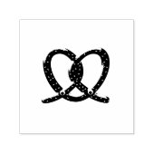 Schattigee Pretzel Tekening Prints Zelfinktende Stempel (Design)
