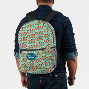 Schattigee Pretzel Twisted Loaf Pattern elke kleur Bedrukte Rugzak