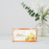 Schattigee Princess Carriage Spa Salon Visitekaartje (Staand voorkant)