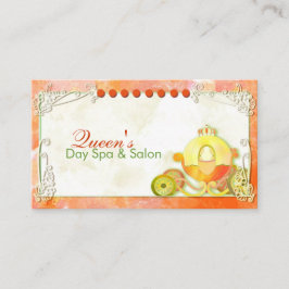 Schattigee Princess Carriage Spa Salon Visitekaartje