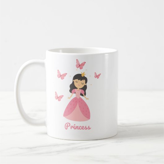 Schattigee Princess Coffee Mok (Links)