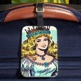 Schattigee Princess Comics Bagagelabel