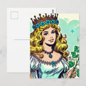  Schattigee Princess Comics Briefkaart (Voorkant / Achterkant)