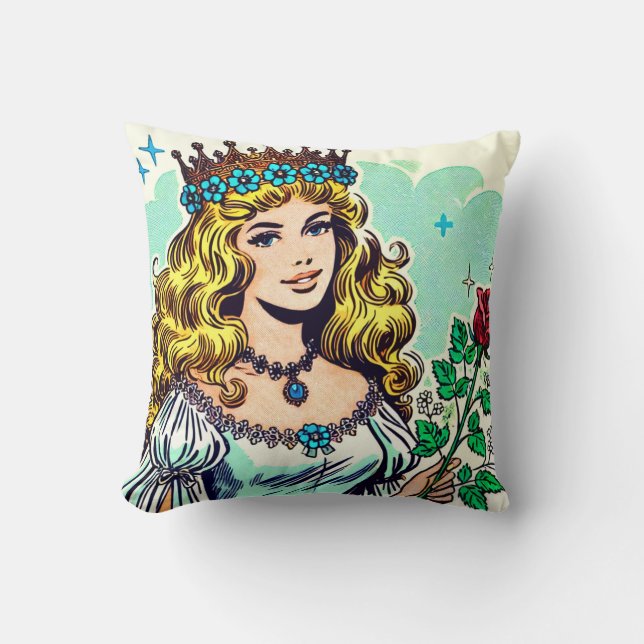  Schattigee Princess Comics Kussen (Voorkant)