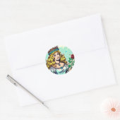  Schattigee Princess Comics Ronde Sticker (Envelop)