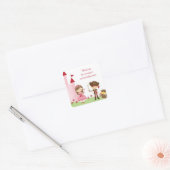 Schattigee Princess en PIrate Stickers (Envelop)