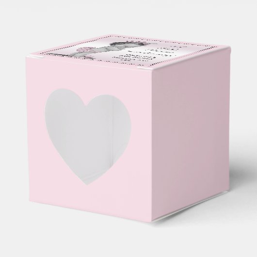 Schattigee  prinses Baby shower dank u Bedankdoosjes (Voorkant Zijde)