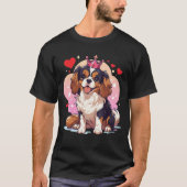Schattigee prinses Cavalier met een kroon T-shirt (Voorkant)