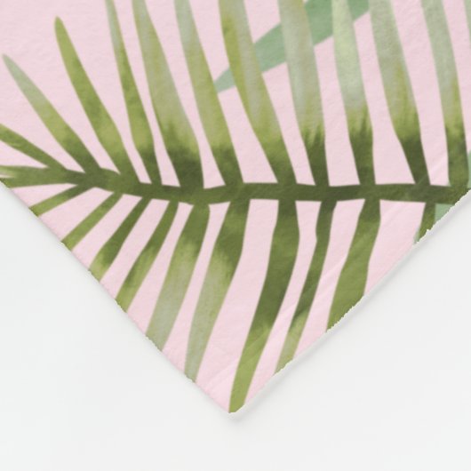 Schattigee prinses Flamingo Fleece Deken (Hoek)