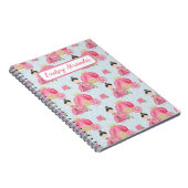 Schattigee prinses gepersonaliseerd notitieboek (Rechterzijde)