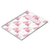 Schattigee prinses gepersonaliseerd notitieboek (Linkerzijde)