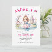 Schattigee Prinses in Whimsical wonderland Kaart (Staand voorkant)