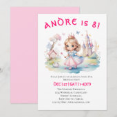 Schattigee Prinses in Whimsical wonderland Kaart (Voorkant / Achterkant)