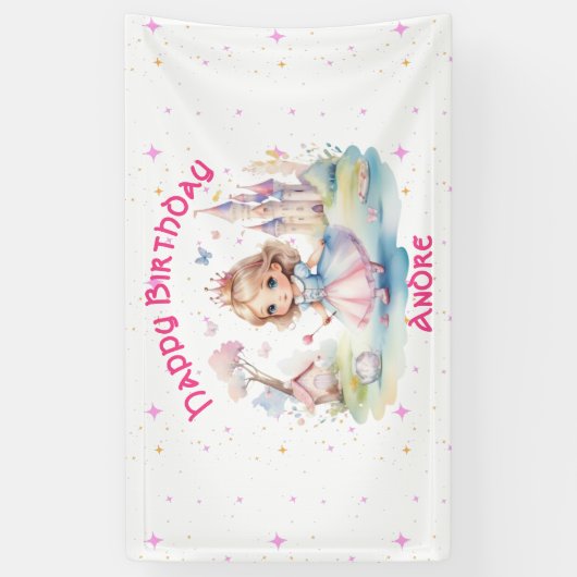 Schattigee Prinses in Whimsical Wonderland Spandoek (Verticaal)