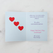 Schattigee prinses kleindochter Valentijn Feestdagen Kaart (Binnen)