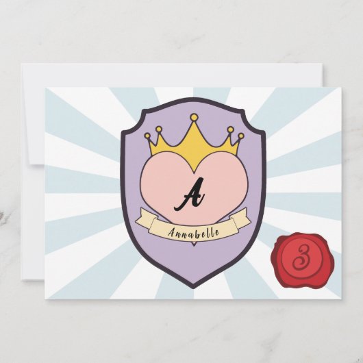 Schattigee Prinses & Prins Sprookjeskasteel Verjaa Kaart (Achterkant)