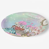 Schattigee Prinses Verjaardag Papieren Bordje (Gekanteld)
