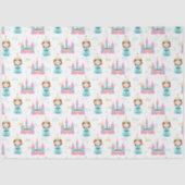 Schattigee Prinses Verjaardag Tissuepapier (Voorkant)