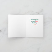 Schattigee Print Effecten Vakantie/Kerst Kaart (Binnen)