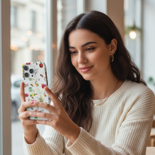 Schattigee Print Kleur iPhone Case met Custom