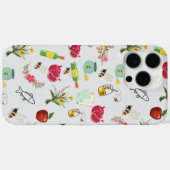 Schattigee Print Kleur iPhone Case met Custom (Achterkant (horizontaal))