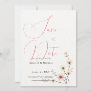 Schattigee Professionele Minimalistische Plain Mod Save The Date