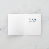 Schattigee Pug Happy Birthday Wenskaart Kaart (Binnen)