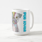 Schattigee Pug Hondenliefhebber Mok (Voorkant rechts)