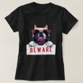 Schattigee Pug lover Cool Pug Funny Pug Wees op je T-shirt (Design voorkant)