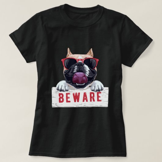 Schattigee Pug lover Cool Pug Funny Pug Wees op je T-shirt (Design voorkant)