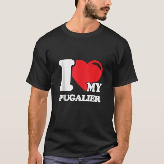 Schattigee Pugalier Hondenliefhebber Print Tanktop (Voorkant)