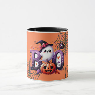 Schattigee Pumpkin Boo Halloween Mok