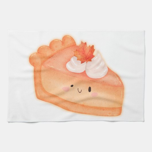 Schattigee Pumpkin Pie Slice Theedoek (Horizontaal)