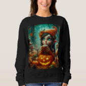 Schattigee Pumpkin Spice Gnome Sweatshirt – Gezell (Voorkant)