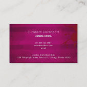 Schattigee Punk Rock Zombie Grrrl Fun Novelty Visitekaartje (Achterkant)